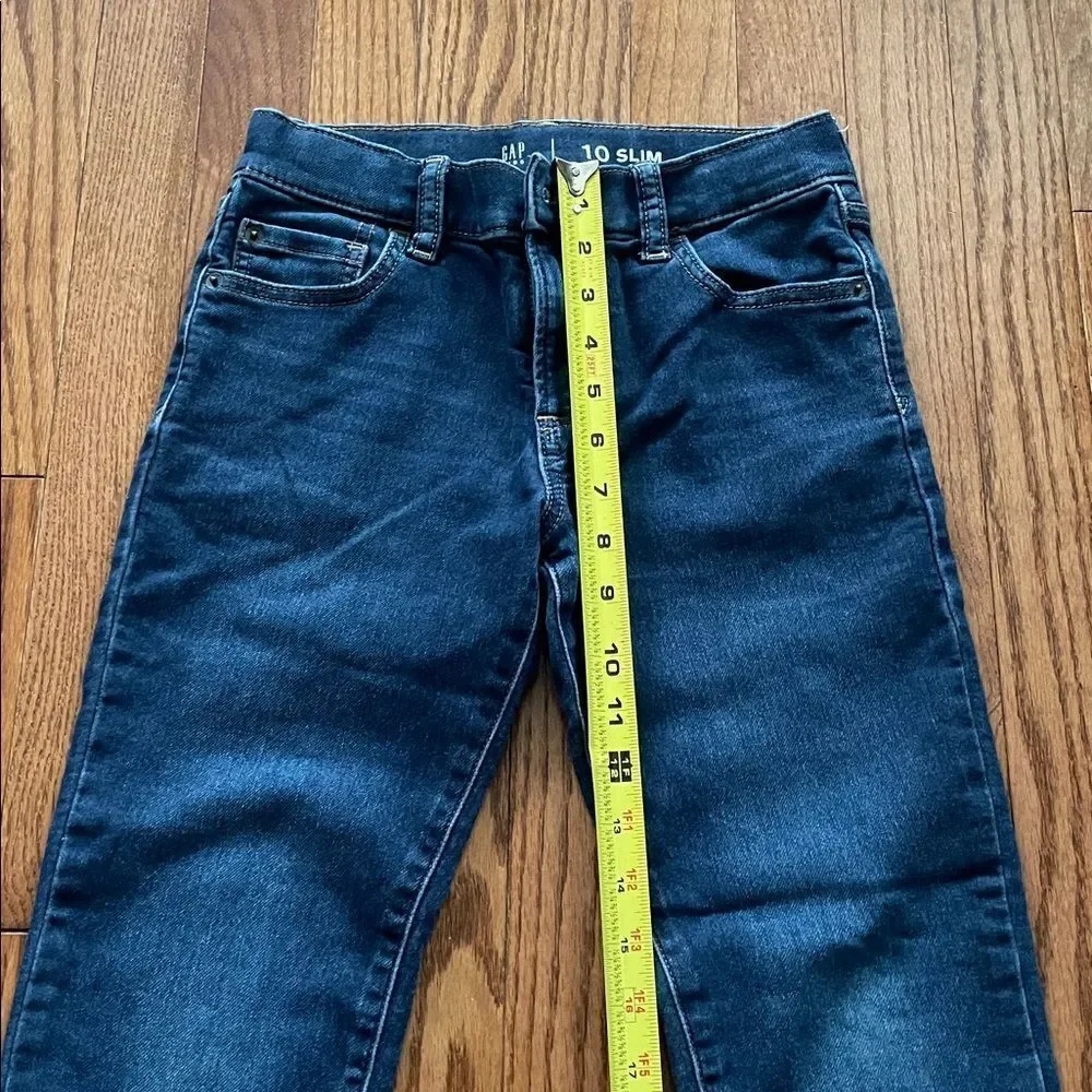 GAP Straight Leg Jeans Medium Wash Boy’s Sz 10 Slim